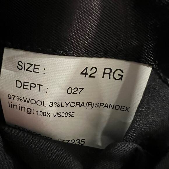 Brooks Brothers 346 Men's Sports Jacket Wool Grey Pinstripe Size‎ 42R - Picture 6 of 11